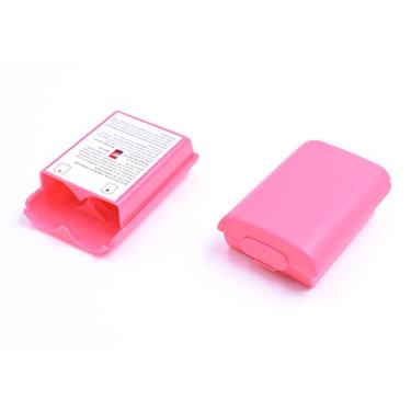 Imagem de 2 capas de bateria para controle sem fio Microsoft Xbox 360 (rosa)