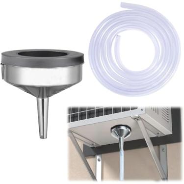 Imagem de Mangueira magnética de drenagem de ar condicionado de 1,2 m, kit de conector de mangueira de drenagem CA portátil universal, substituição para mini unidades divididas e janela AC