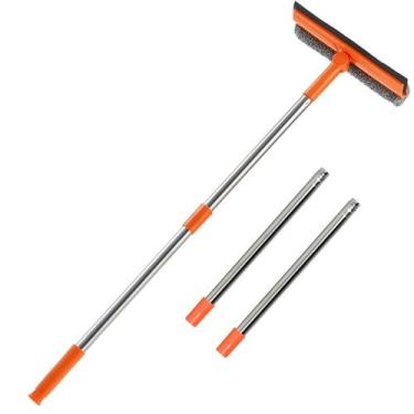 Imagem de Rodo de janela Bryquelin Professional 2 em 1 com alça de 68 cm