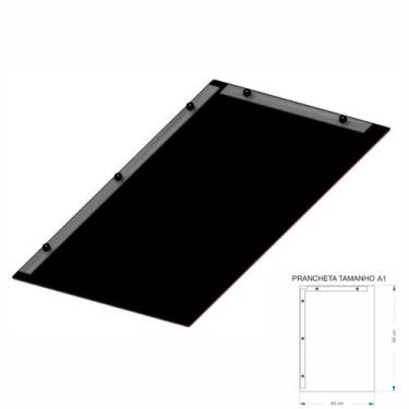 Imagem de Prancheta Desenho Técnico Arquitetura Engenharia Preto A1 - Fenix
