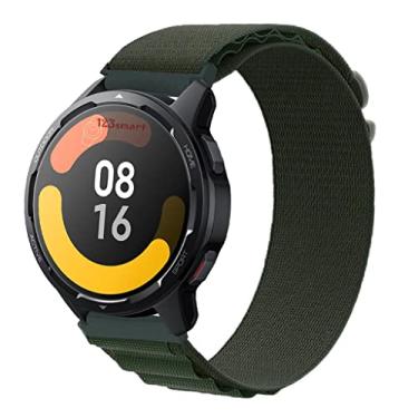 Imagem de Pulseira de Nylon com Presilha marca 123smart Compativel com Watch S1 /S1 Pro / S1 Active Marca 123Smart - Verde