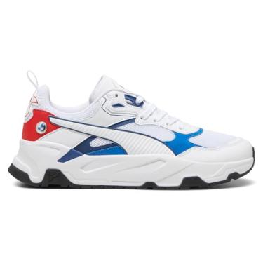 Imagem de PUMA Tênis masculino BMW M Motorsport Trinity com cadarço casual - branco, Branco, 41
