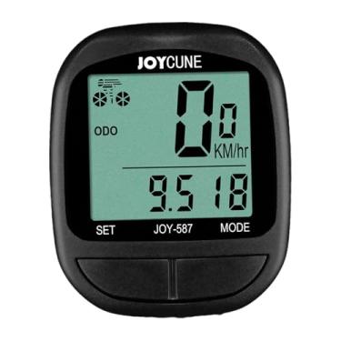 Imagem de YIJU Computador de bicicleta, velocímetro de bicicleta, distância percorrida, velocidade, display LCD, medidor, à prova d'água, leve, mountain bikes,