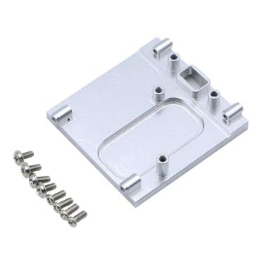 Imagem de YIJU Suporte de motor para carro RC, peça de atualização, suporte de motor, base de assento para carro RC MN78, escala 1/12, Prata