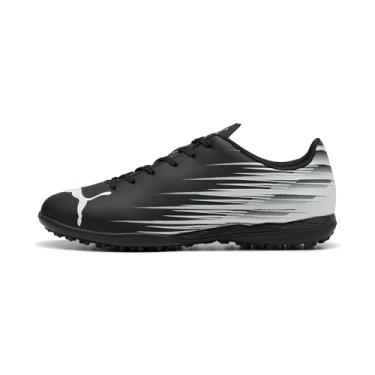 Imagem de PUMA Chuteira masculina Attacanto II Turf - Preta, Preto/branco, 40