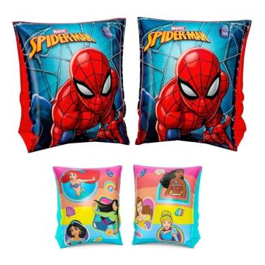 Imagem de 2X Bóia De Braço Infantil Salva Vidas Piscina Praia Personag