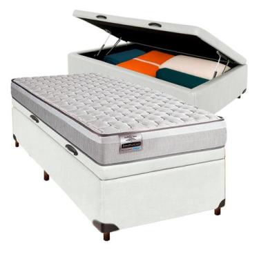 Imagem de Conjunto Cama Box Bau Solteiro + Colchão Hanover Inducol