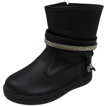 Imagem de Bota Infantil Menina Strass Brilho Conforto Estilo Molekinha