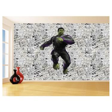 Imagem de Papel De Parede 3D Heróis Página Quadrinhos Hq 3,5M Nhma156