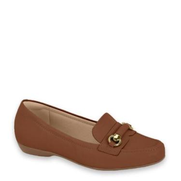 Imagem de Sapato Feminino Social Lofter Modare Conforto Leve 7016.1004, Avelã, 3