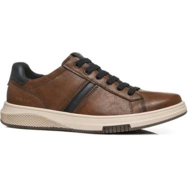 Imagem de Sapatênis Casual Masculino Pegada Ref17240208 Microfibra (Marrom, BR, Adulto, Numérico, 41)