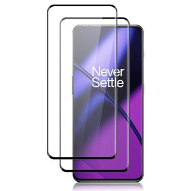 Imagem de CeiLarv 2 películas protetoras de tela para OnePlus 11 vidro temperado [desbloqueio de impressão digital] [antirriscos] [dureza 9H] [HD] [sem bolhas] película protetora para OnePlus 11 5G