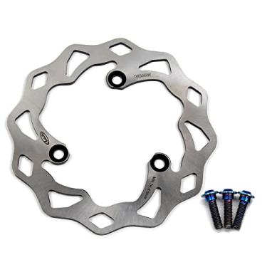 Imagem de Rotor de disco de freio traseiro Arashi com parafusos de montagem para Kawasaki Ninja 250R EX250J 2008-2012, Z250 Z250SL ABS 15-17, Z300 Z300SL ABS 15-18, Ninja 300 EX300 13-17