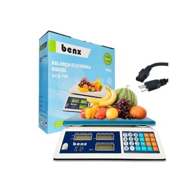 Imagem de Balança Eletrônica Digital 40kg Alta Precisão 2g Bivolt