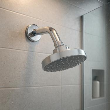 Imagem de Ducha Chuveiro Redondo Frio Rubi Soft Articulável Gas Solar