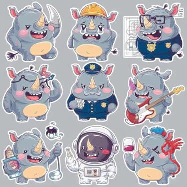 Imagem de Adesivo Fofo Kawai para Crianças Decoração de Quarto Paredes e Cadernos 2D Animais Frutas Emojis Diversão 40x40cm