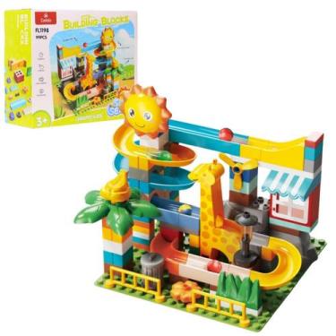 Imagem de Blocos De Montar Pista Da Girafa 99 Peças - Castela - Castela Brasil