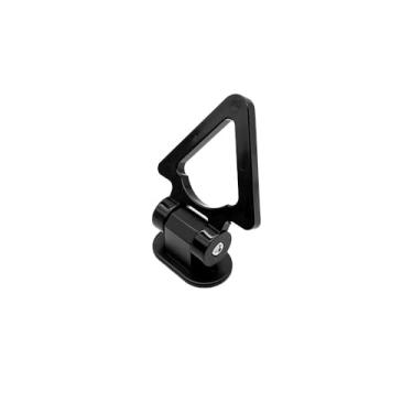 Imagem de Kit de gancho de reboque preto em forma de V universal decoração de carro adesivo de decoração de carro para-choque compatível com qualquer caminhão SUV (não funcional, apenas para fins decorativos)