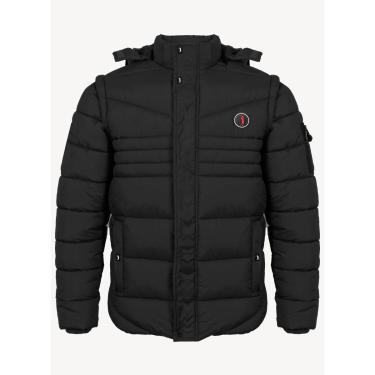 Imagem de Jaqueta Bomber Aleatory Capuz Removível Black-Masculino