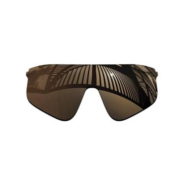 Imagem de MYCOURAG Lentes de reposição polarizadas com proteção UV para óculos de sol Oakley Stunt Devil OO9517 – Marrom terra polarizado
