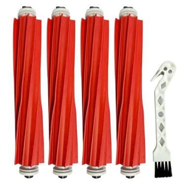 Imagem de 4 peças de acessórios de escova principal compatíveis com Roborock QV 35A/35S, série Q7, série S7, série Q Revo, Qrevo S/MaxV/Pro/Plus aspirador de pó