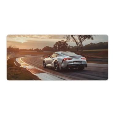 Imagem de HouLaiZhe Speed ​​sup JDM Car Track Grande Gaming Mouse Pads Tapete de Mesa Base de Borracha Antiderrapante Laptop Acessórios de Computador Suprimentos Bloco de Escrita para Escritório Casa 40 x 90 cm