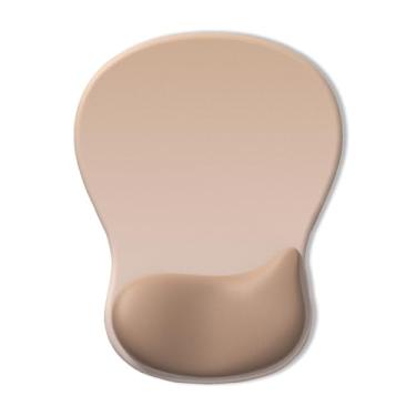 Imagem de Mouse pad com descanso de pulso em gel, superfície de suporte de pulso lisa e base de poliuretano antiderrapante