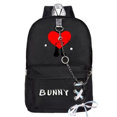 Imagem de Mochila Bads Bunny Cartoon Kids School Anime 30x14x43cm