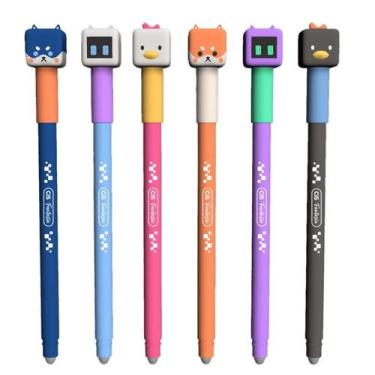 Imagem de Caneta Apagável Gel Azul 0.5mm - 6 Modelos - CIS, Roxo