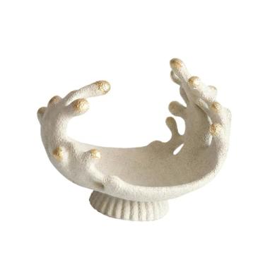 Imagem de Colaxi Bandeja/Porta-joias para perfumes e maquiagem, versátil e decorativa para casa, ideal para brincos, lembrancinhas acessórios de festa em cafés, 26x22.5cn