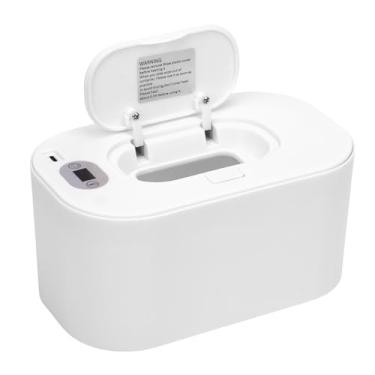 Imagem de Yunir Aquecedor de Lenços Umedecidos, Aquecedor de Lenços Umedecidos e Dispensador de Lenços Umedecidos para Bebês, Aquecimento Rápido e Uniforme de 30 Segundos, Aquecedor (Ajuste de temperatura branca)