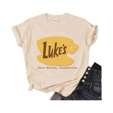 Imagem de Camiseta Feminina De Verão Gilmore Girls Manga Gráfica Harajuku De Man