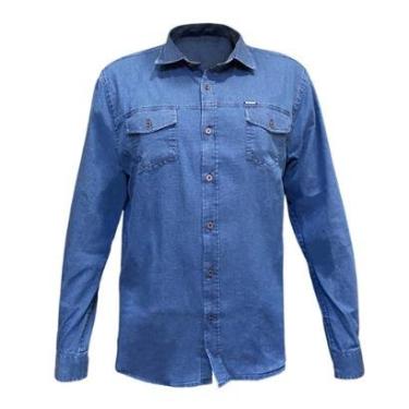 Imagem de Camisa Ogochi ML Concept Slim Jeans-Masculino