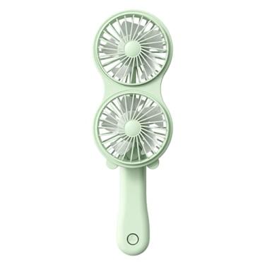 Imagem de Ventoinha Pessoal de Bolso, Ventilador Pessoal De Bolso, Suprimentos de Arrefecimento de Mesa USB Recarregável para Escritório Campismo Caminhada Praia Casamento Ginásio