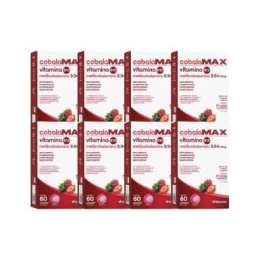 Imagem de Kit 8x Vitamina B12 Metilcobalamina 60 cpr - HERBAMED