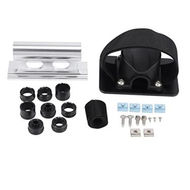 Imagem de Hbaebdoo Suporte de suporte de teto de carro para bicicleta de atualização Suporte de montagem de transporte de liberação rápida através do eixo, suporte de bicicleta, prata