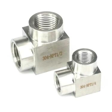 Imagem de ROUPWKWO 1 peça de alta pressão 200 bar 1/20.3 cm 1/10.2 cm 3/20.3 cm 1/5.1 cm 3/10.2 cm 2.5 cm NPT BSPP encaixe de tubulação cotovelo fêmea 304 aço inoxidável água gás óleo (BSPP, 05)