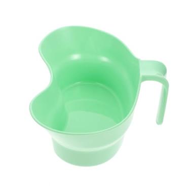 Imagem de JECOMPRIS Caneca de lavagem de pacientes acamados copo de escova de dentes para idosos capacidade de enxaguante bucal recipiente alça confortável para uso fácil para ambientes domésticos e