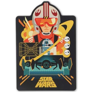 Imagem de Open Road Brands Disney Star Wars Luke Skywalker Decoração de parede de madeira - Arte de parede retrô Luke Skywalker para caverna masculina ou sala de cinema