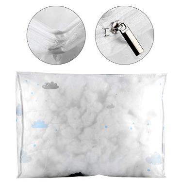 Imagem de Mingzhe Armazenamento de Roupas Dobrável Bolsa Cobertor Colcha Organizador Caixa Bagagem de Viagem para Armário Doméstico (57 * 40 * 22CM Nuvem)