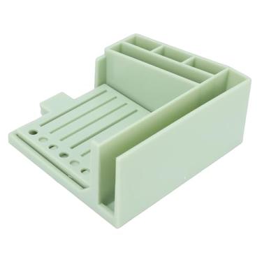 Imagem de Yosoo Conjunto de Estêncil de Nota Adesiva, Suporte Com 5 Estênceis, Blocos de Notas de 100 Folhas, Organizador para Escola, Escritório, Residências (Verde)