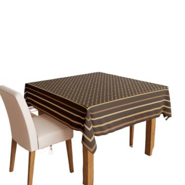 Imagem de Toalha de Mesa Quadrada 4 Lugares - Estampa Digital Rosa, 140x140cm, Tecido Poliéster de (03)