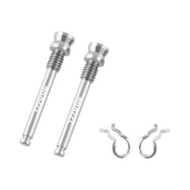 Imagem de Parafusos De Caliper De Freio a Disco M4 Em Titânio Leve Com Clipe Par