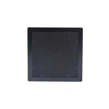 Imagem de Arandela Quadrada Plastica 6Polegadas Difusor 30Rms 8R Preto - FIAMON