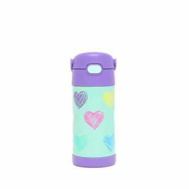 Imagem de Garrafa Térmica FUNtainer Corações Coloridos (355 ml) - THERMOS