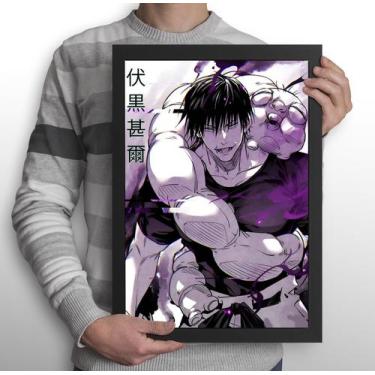 Imagem de Quadro Anime Jujutsu Kaisen - Toji Fushiguro (Tamanho A3) - Shimai