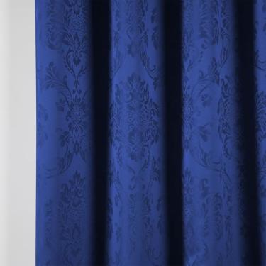 Imagem de Divisória de cortina, 0,90m x 2,05m | Adequada para salas de estar, cozinhas, quartos e corredores, com vidro e bancada(Azul Royal,2 UNIDADES)