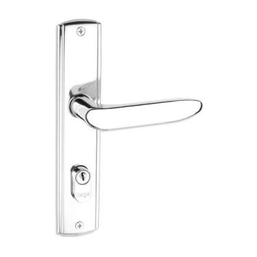 Imagem de Fechadura Tek Externa Espelho E282 M80 Cromado 40mm Haga