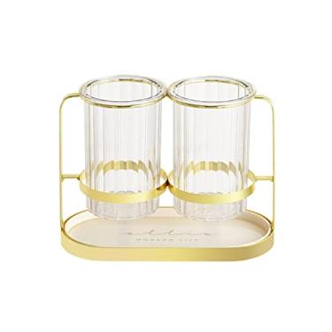 Imagem de Suporte de utensílios leve luxo cozinha talheres talheres rack de dtorage restaurante europeu suporte de pauzinhos domésticos ralo suporte de pauzinhos para casa cozinha restaurante (cor: A) (C)