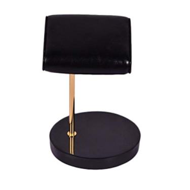 Imagem de HHHJQFAAT Suporte de relógio masculino e feminino caixa de armazenamento de relógio moderno suporte de exibição de joias rack de armazenamento de presente (cor: preto dourado) (preto dourado)